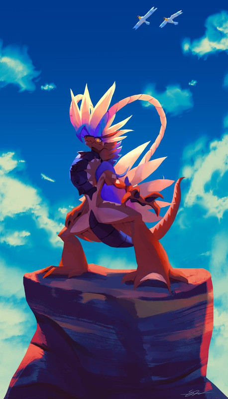 wingull-and-koraidon-pokemon-drawn-by-li