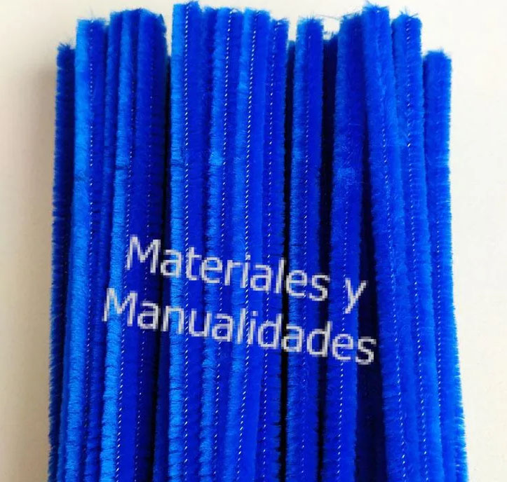 Limpia pipas azul rey para flores Chelines para muñecos adornos