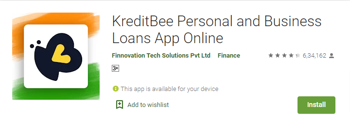KreditBee Personal and Business Loans App Online