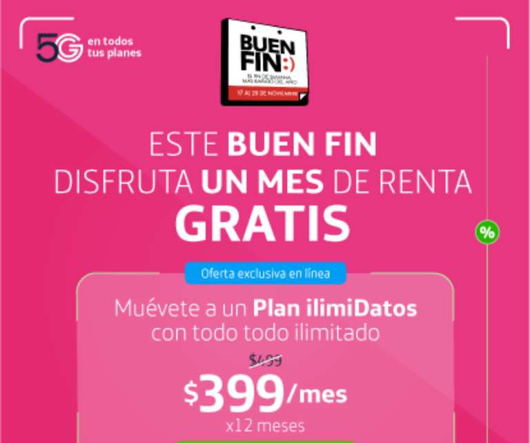 Movistar: Plan ilimitado con descuento