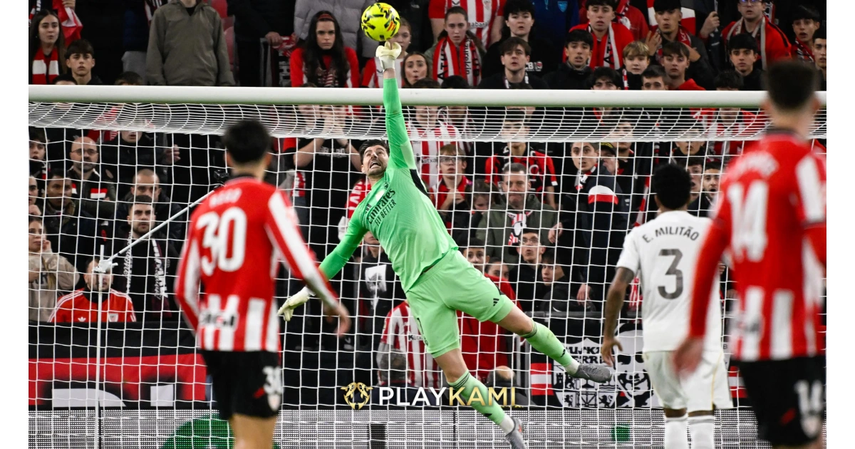 Playkami Highlight Thibaut Courtois Tampil Luar Biasa