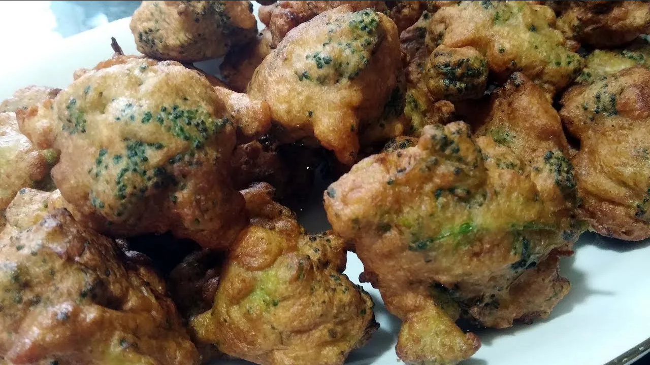 Receta fácil para preparar unos ricos buñuelos de brócoli