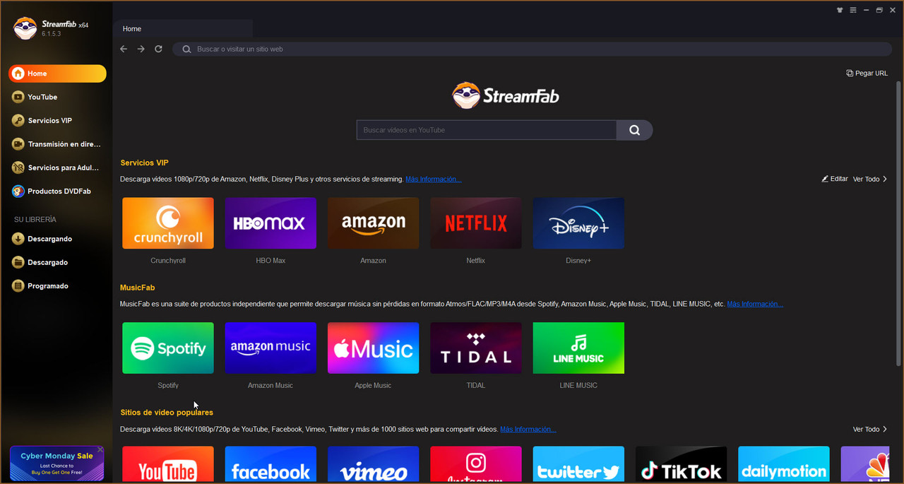 DVDFab StreamFab v6.1.5.3 [Portable][Multilenguaje][Descarga videos de Prime Video, Netflix, Disn... 07-12-2023-12-36-23