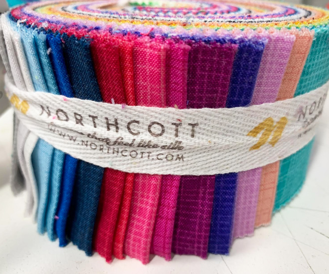 Northcott Dublin 2.5 inch Strip Roll by Deborah Edwards 40 pcs Quilt
