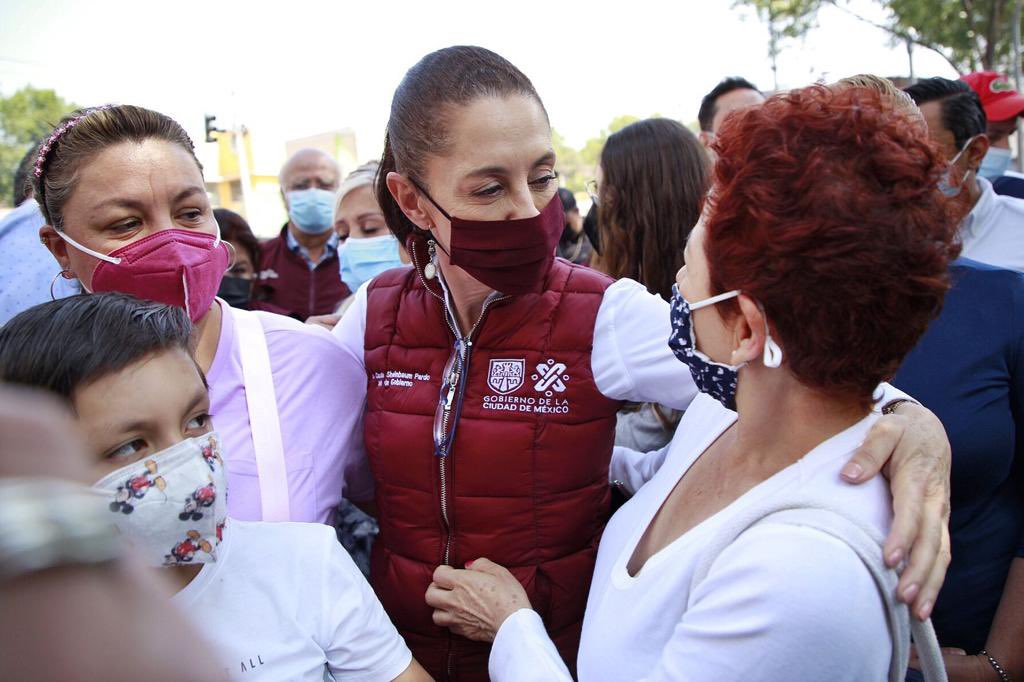 Claudia Sheinbaum invita a participar en la revocación de mandato, en recorrido