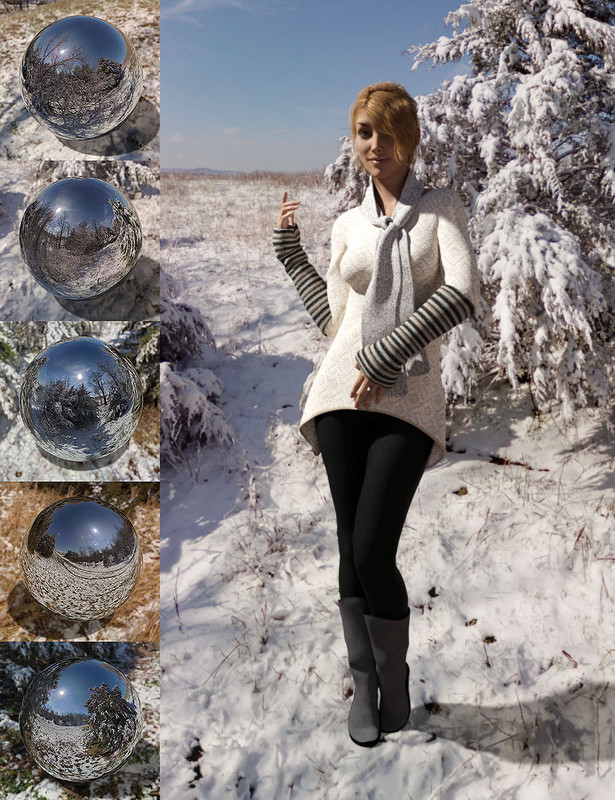 Orestes Iray HDRI Environment - Winter Grove Orestes Iray HDRI Environment - Winter Grove