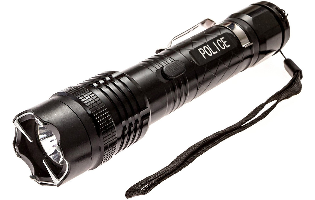 Flashlight With Taser And Strobe
