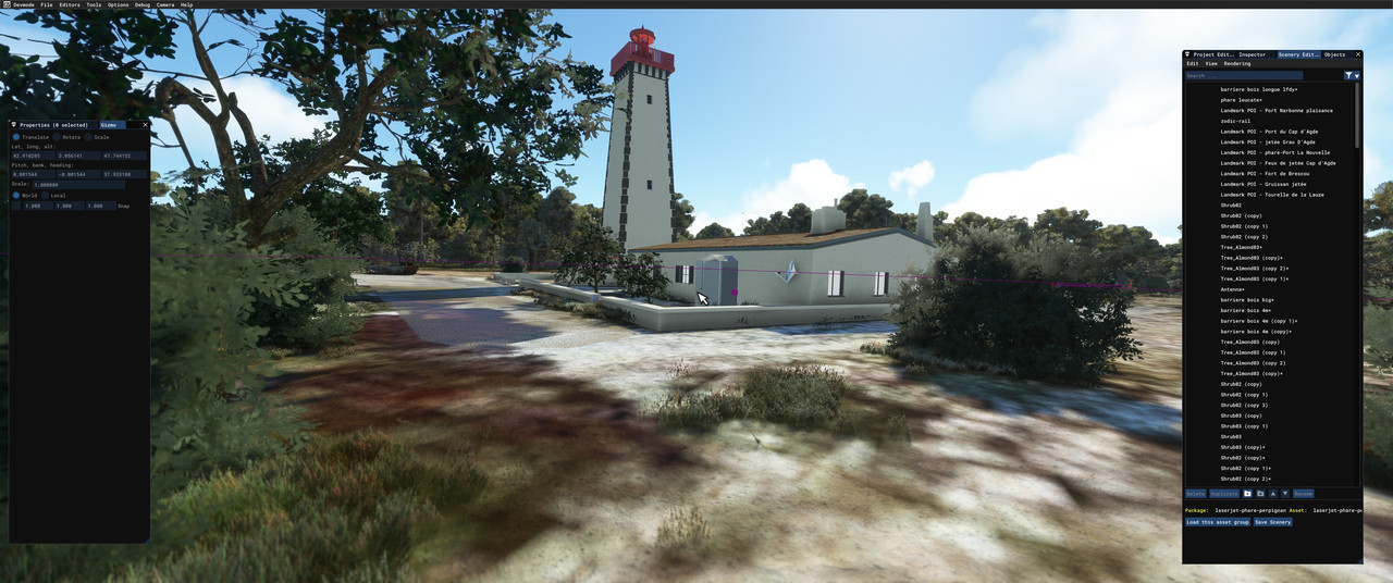 phare de Port La Nouvelle et feu de jetée Grau Agde/Fort de Briscou/phare Leucate Desktop-15-07-2023-09-19-18-980
