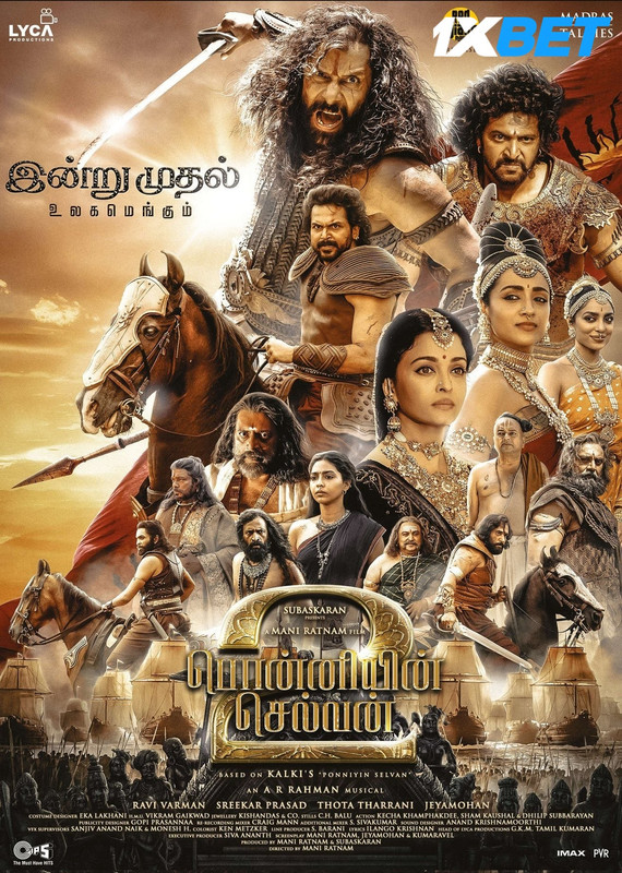 Download Ponniyin Selvan Part Two 2023 HDRip Hindi Dubbed 1080p | 720p | 480p [500MB]