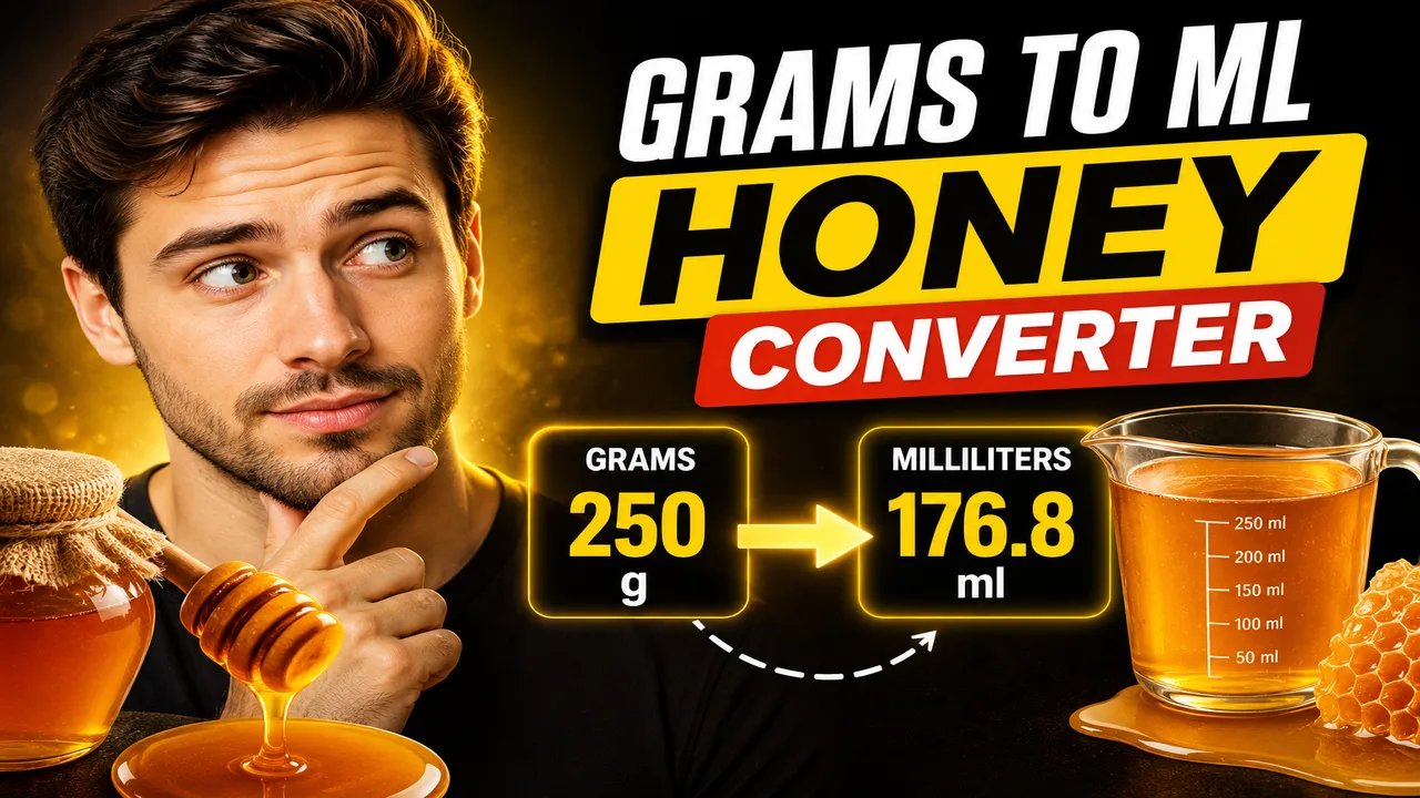 Grams To Ml Honey Converter