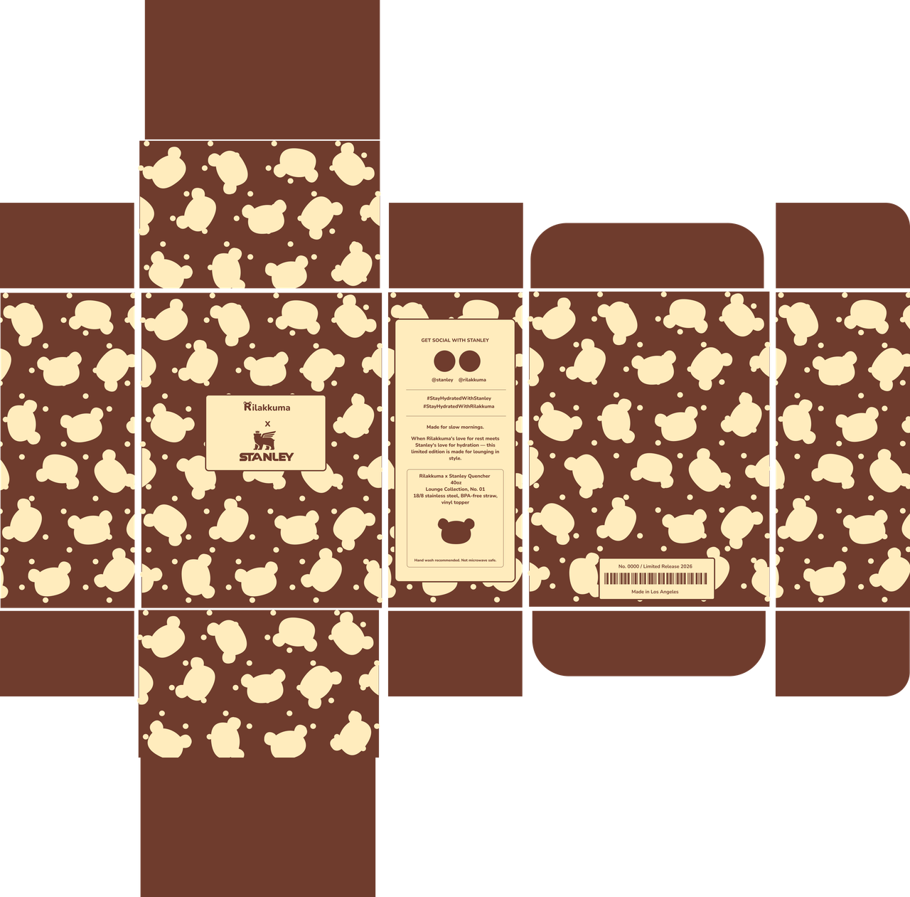 Packaging dieline