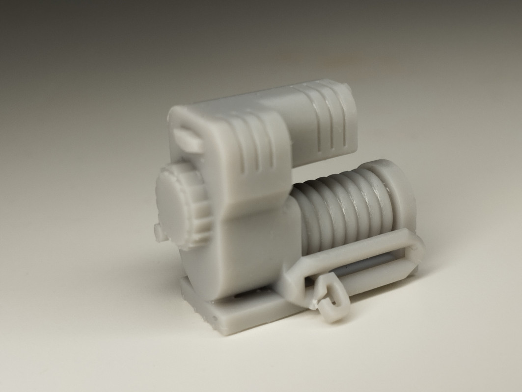 thumbnail image 2 of Xcellens 1/18 1/24 1/43 1/32 1/64 Scale Model Car Electric Winch - Resin, Grey 2 of 3