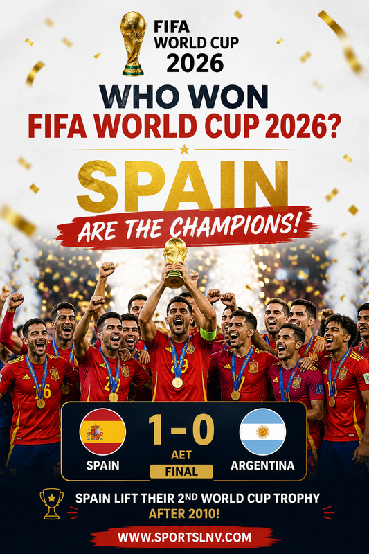 Spain wins FIFA World Cup 2026