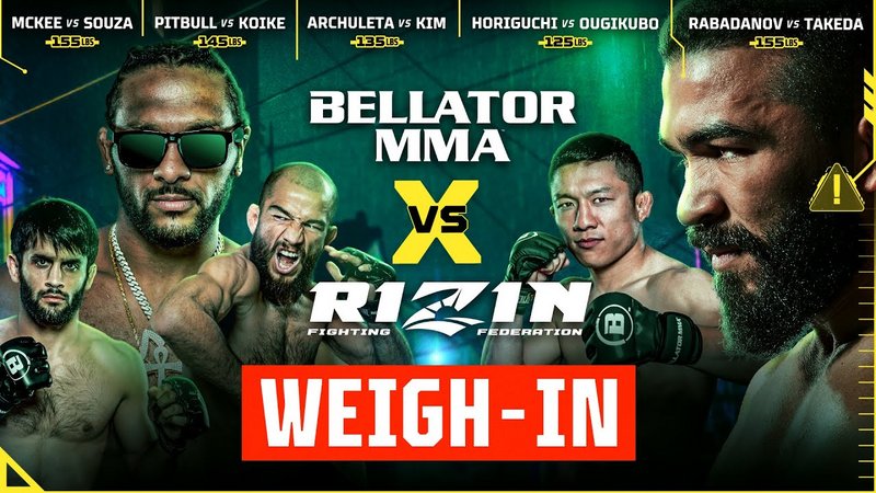 Кантар преди Bellator MMA vs. Rizin