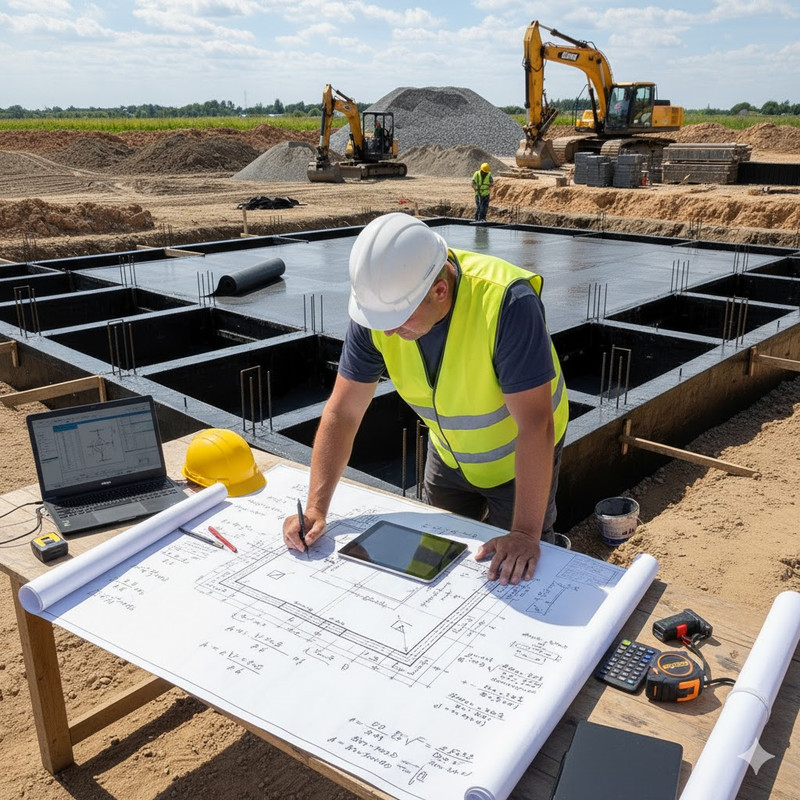 монолитный фундамент