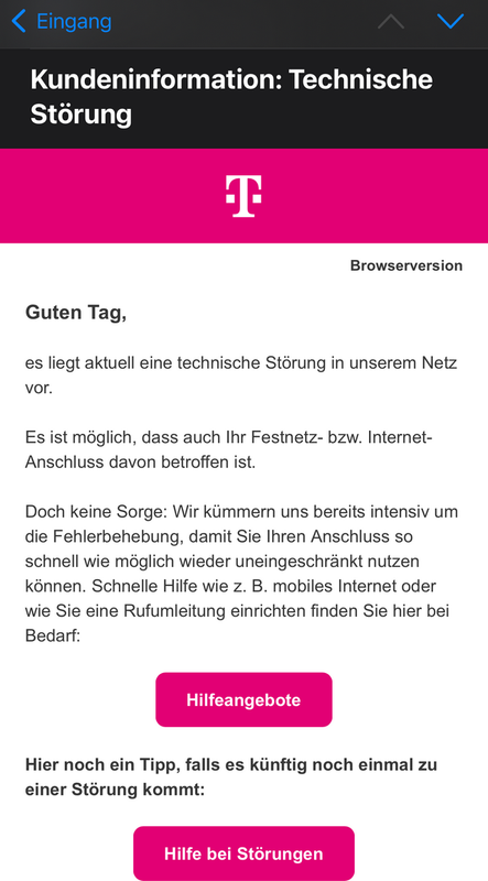 Störung bei der Telekom (14. März 2024)
