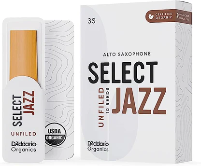 D'Addario Organic Select Jazz трости для альт-саксофона