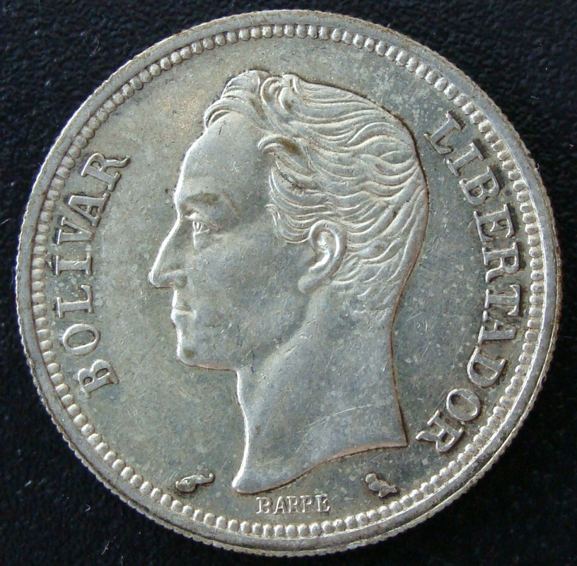 ¡¡Últimas platas!! 1 Bolívar. Venezuela (1965) VEN-1-Bol-var-1965-rev