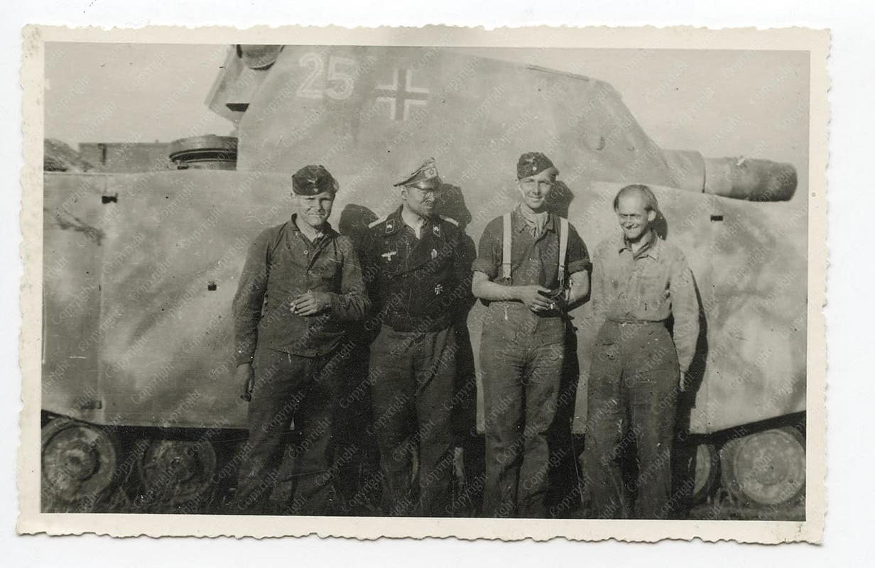 Foto Brummbär  Panzer mit Tarn  Camo mit gezeich