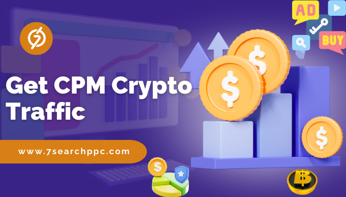 Get CPM Crypto traffic