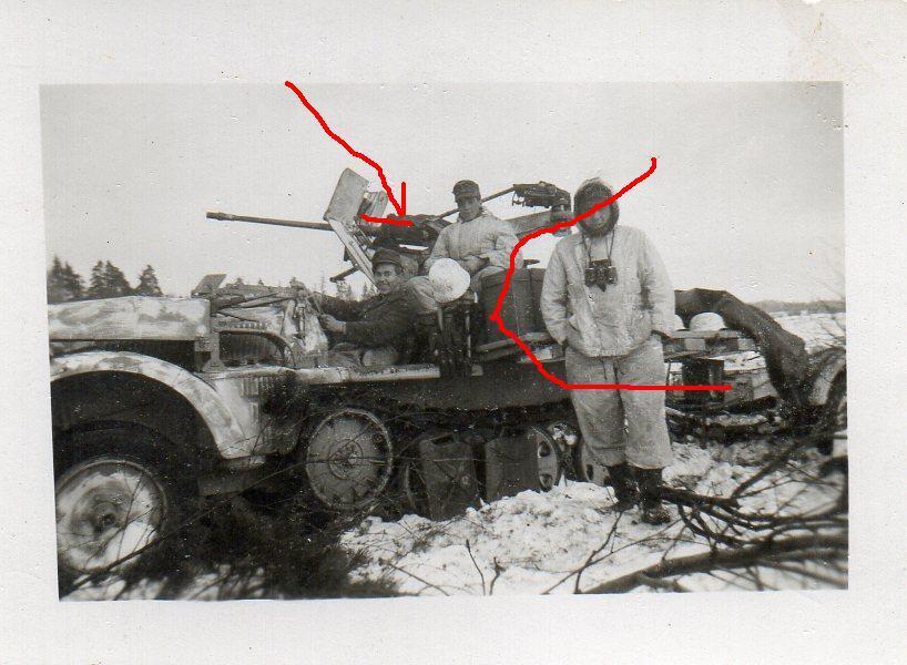 Orig Fotos Deutsche Soldaten Leichte Flak Geschü