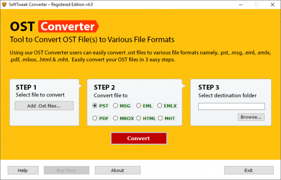 SoftTweak OST Converter v4.0 SoftTweak OST Converter v4.0