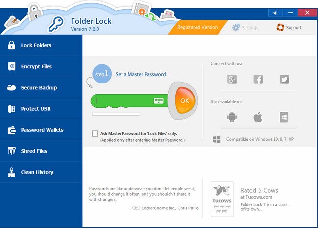 Folder Lock 7.8.8 Multilingual