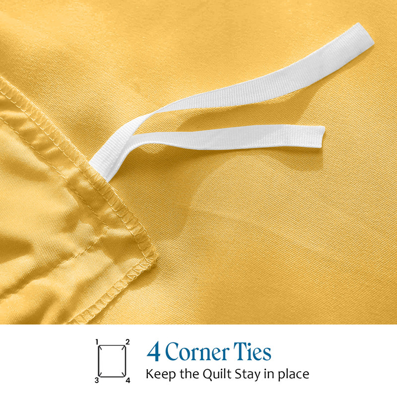 Picture of 1000 TC 100% Egyptian Cotton 1-Pc  Duvet Cover Zipper Closur Ultra Soft Durable and Fade Resistant Color Gold Solid size Twin/Twin Xl