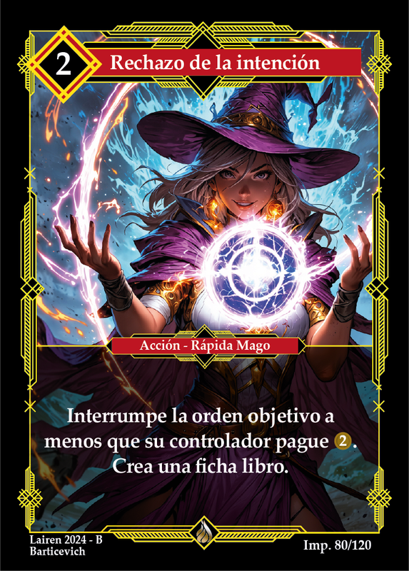 RECHAZO DE LA INTENCION