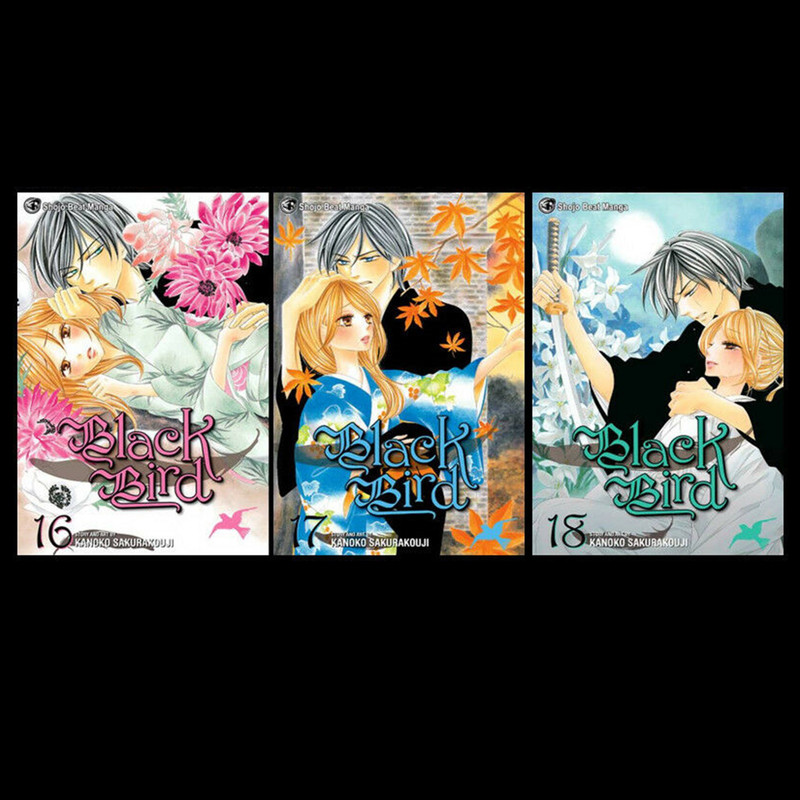 Black Bird English Manga Series By Kanoko Sakurakoji Set Of Book Volumes 16 18