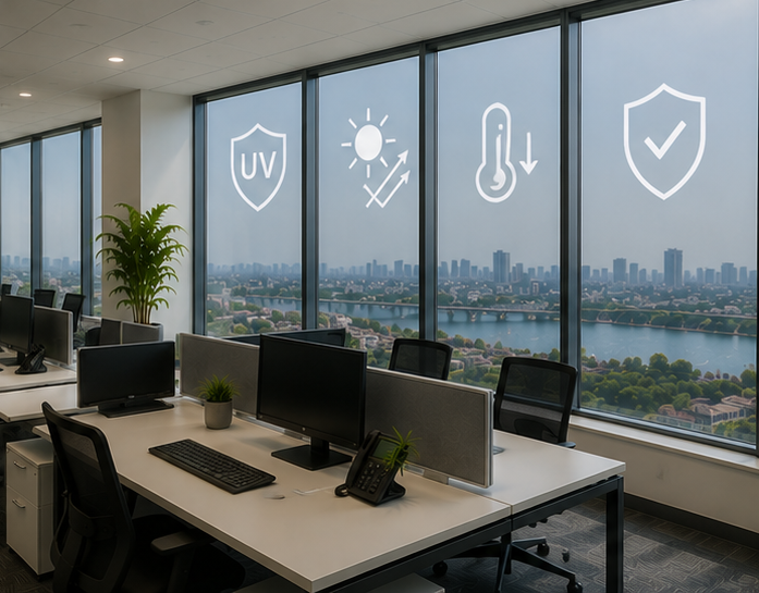 Heat Control UV Protection Office Film