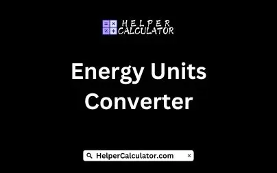 Energy Units Converter