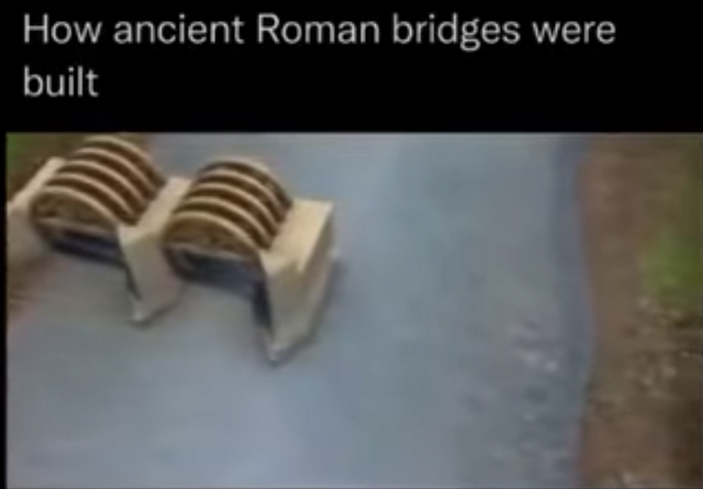Brückenbau der Römer