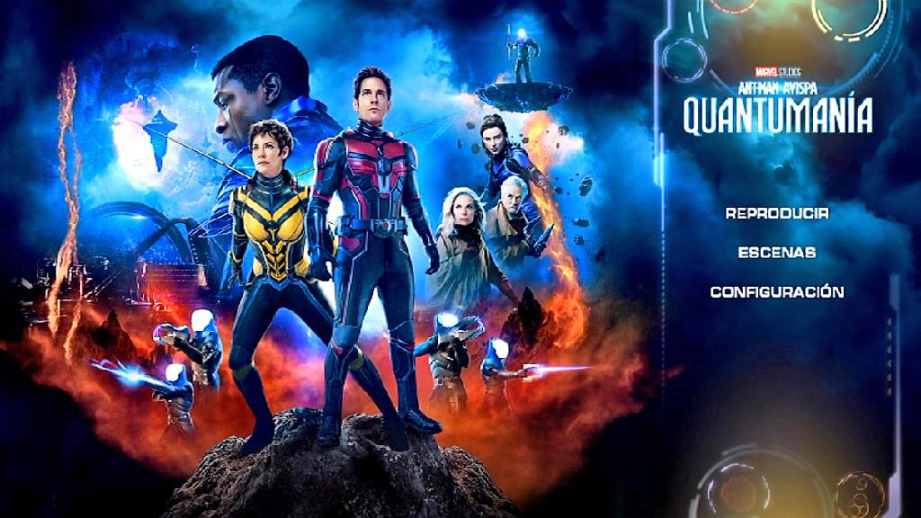 ANT MAN AND THE WASP QUANTUMANIA MENU - Ant-Man y la Avispa: Quantumanía [2023] [Ciencia ficción] [DVD9] [PAL] [Leng. ESP/FRA/ENG] [Subt. Multi]