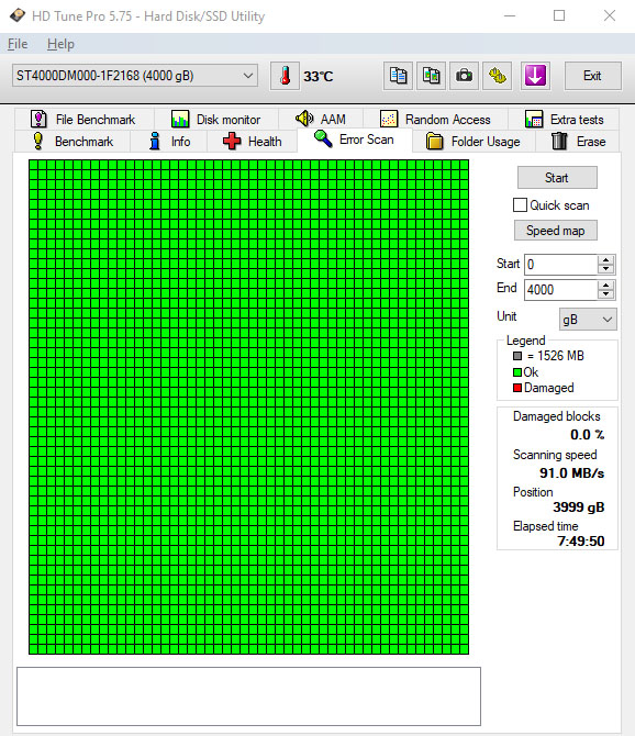 Seagate Desktop HDD 4tb test
