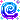 sparkling purple and blue swirl
