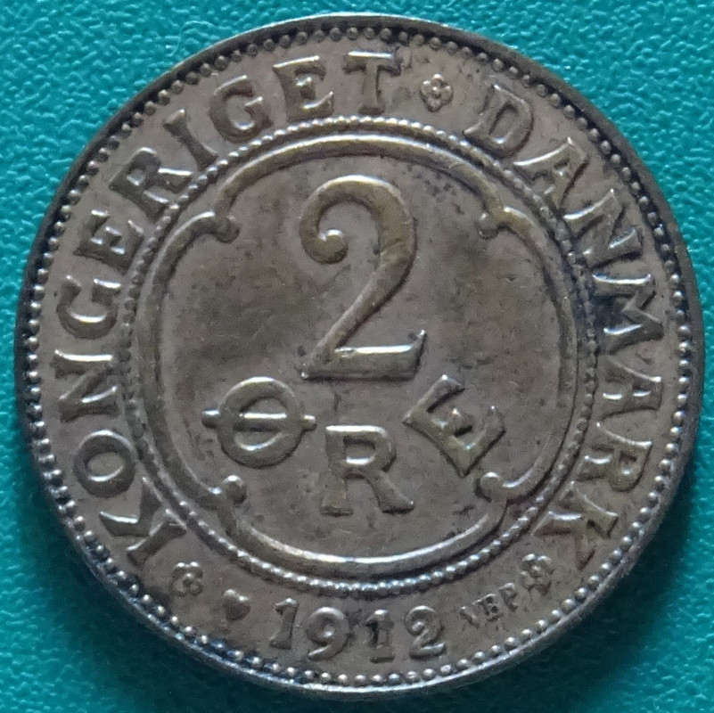 2 Ore. Dinamarca (1912) DIN-2-Ore-1912-anv