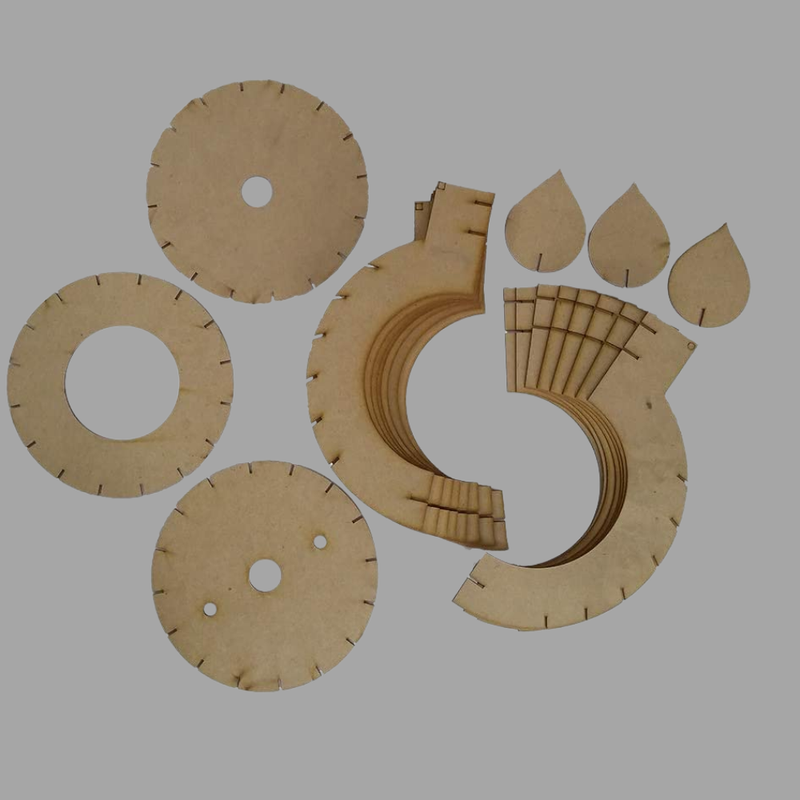 Warli Painting on MDF Lantern DIY Kit 