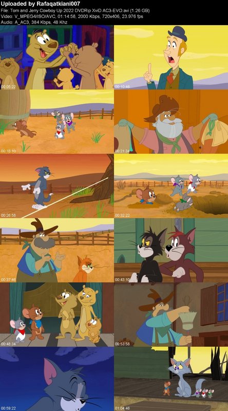Tom and Jerry Cowboy Up 2022 DVDRip XviD AC3-EVO