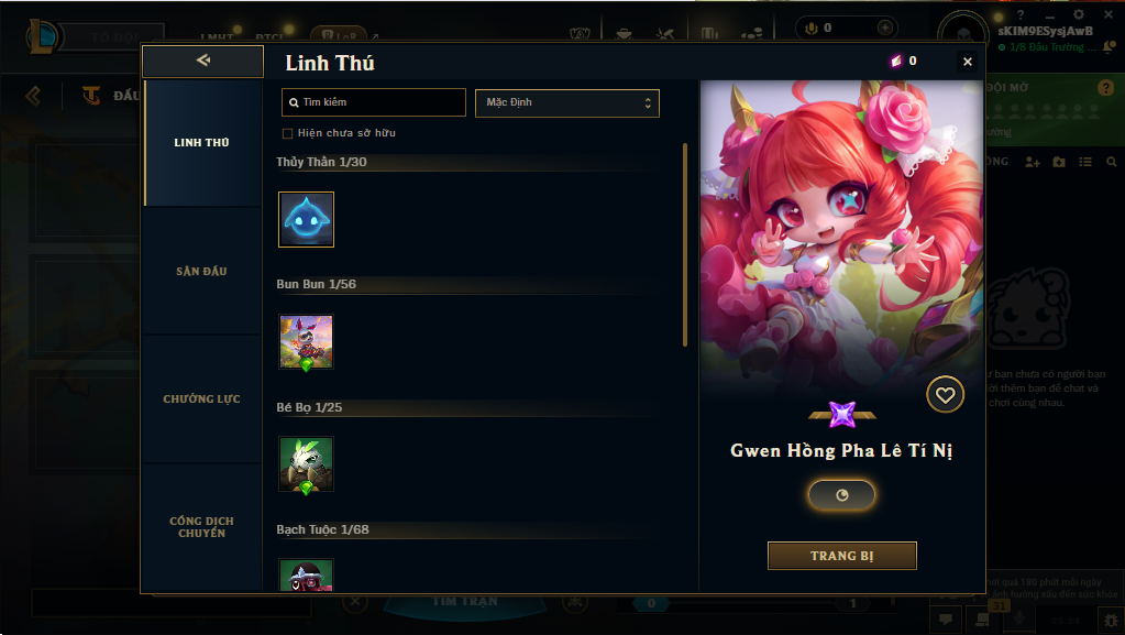 Acc DTCL # - Không Khung