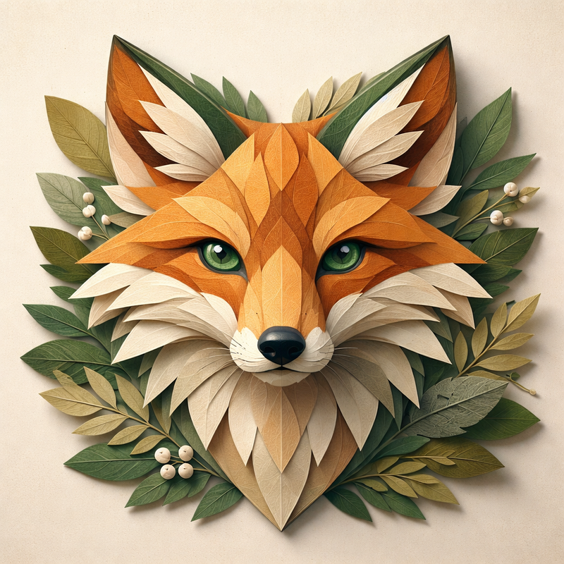 Chân dung hình học đầu động vật