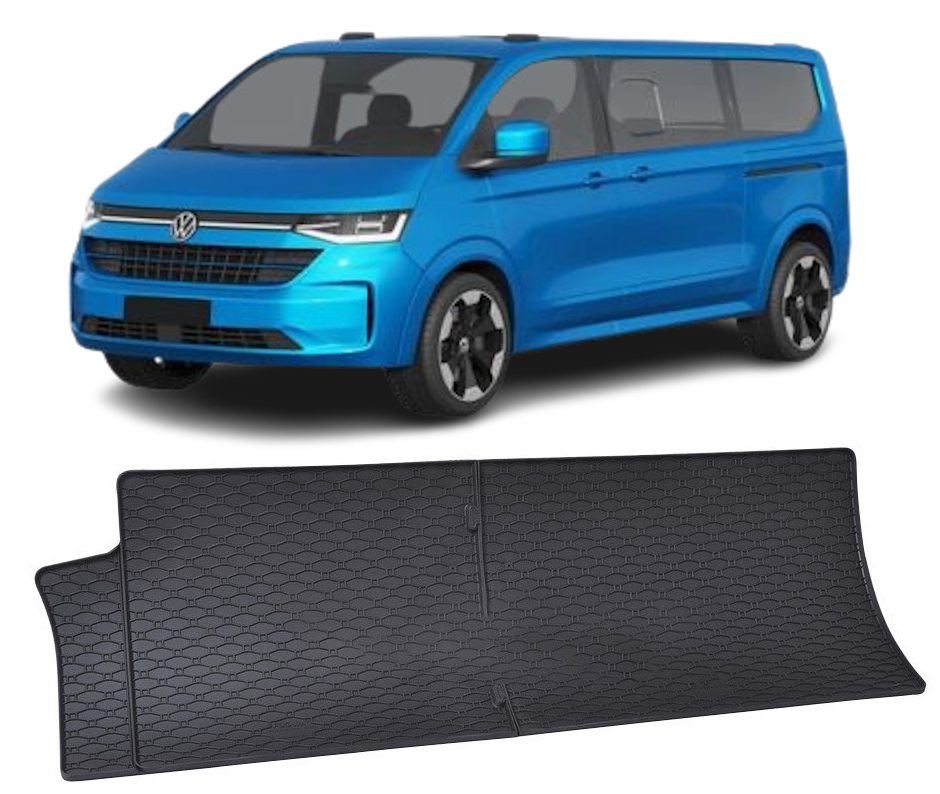 Set 2 covorase Volkswagen T7 Caravelle Randul 2 2025-prezent, din cauciuc 100%, compatibile cu autoturismul Volkswagen T7