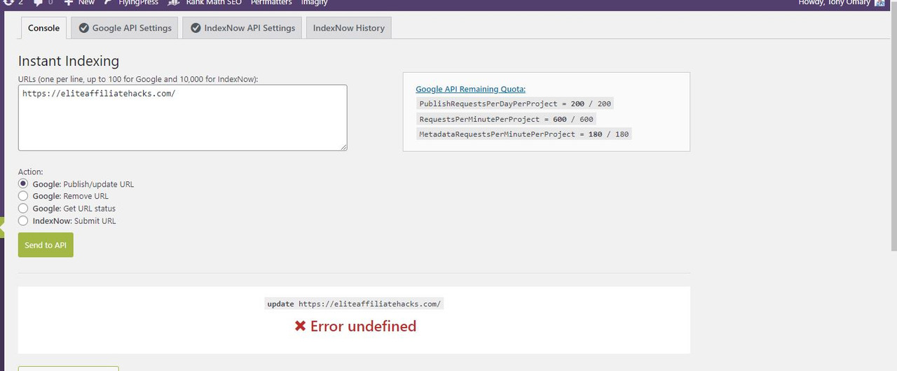 Error Undefined