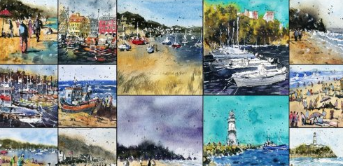 Line and Wash Essentials: Coastal Landscape Sketching