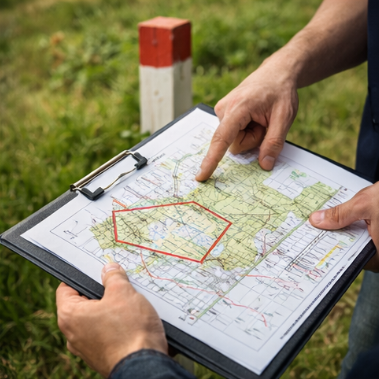 Границы участков