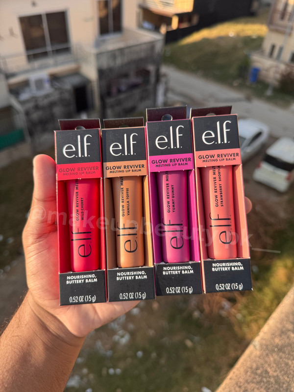 ELF Glow Reviver Nourishing Buttery Balm 15 g each.