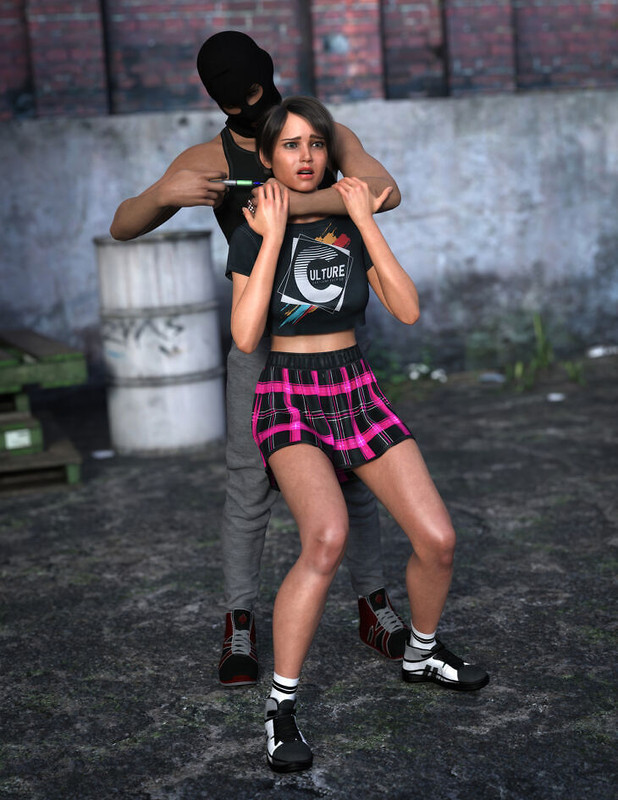 Kidnap me 2 Prop and Poses for G8F and G8M