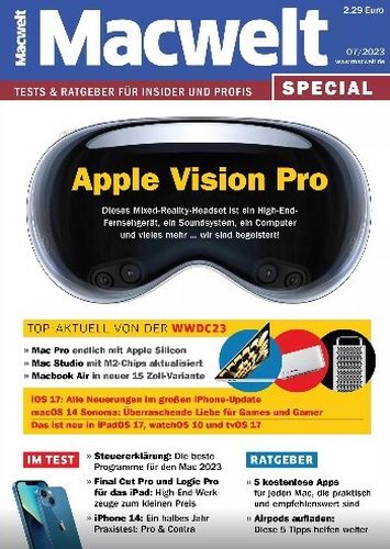 Macwelt Special -Magazin No 07 Juli 2023