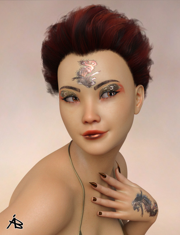 AB Hong Huang for Genesis 8 Female AB Hong Huang for Genesis 8 Female