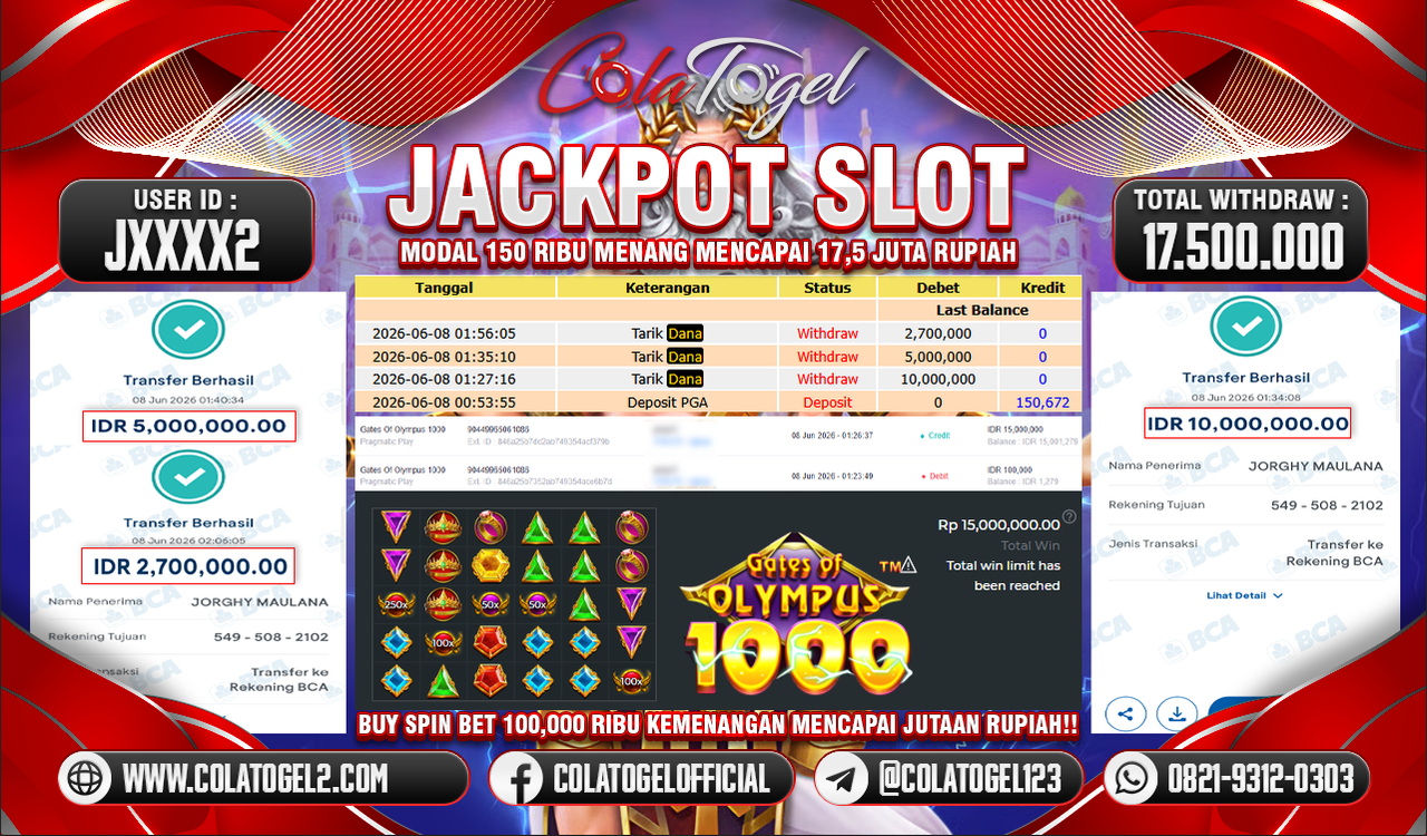 JACKPOT SLOT GACOR!!